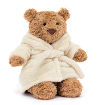Jellycat Bartholomew Bear in Bathrobe