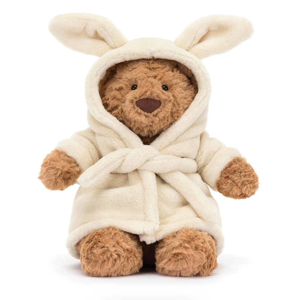Jellycat Bartholomew Bear in Bathrobe