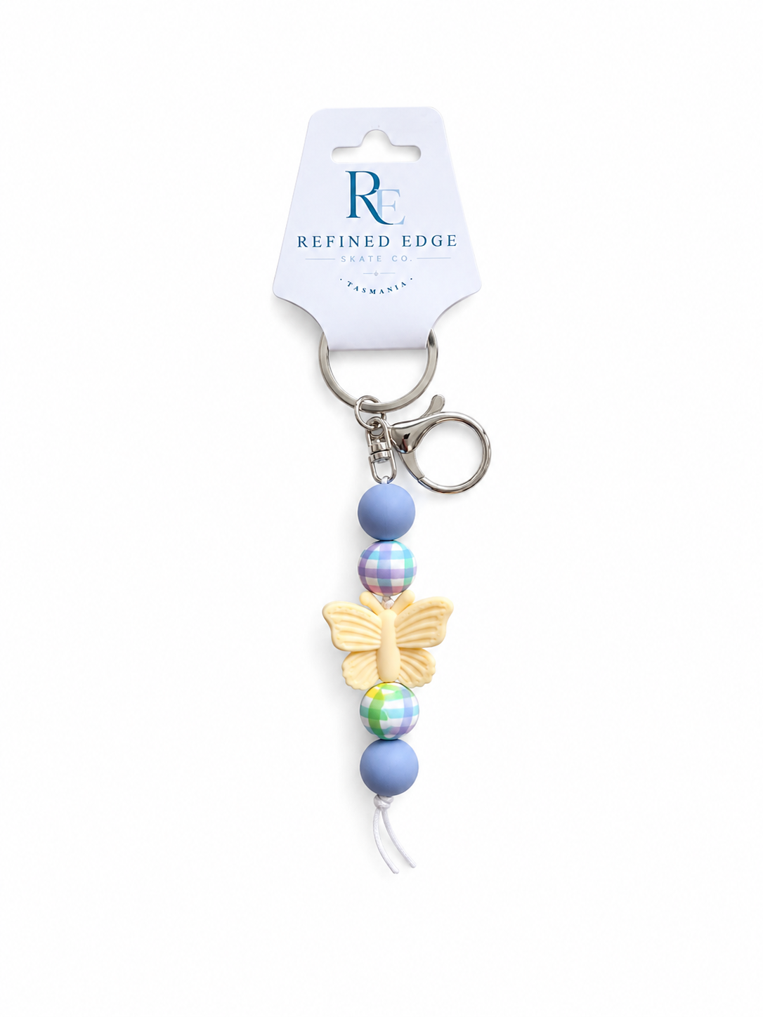 Yellow Butterfly Keyring