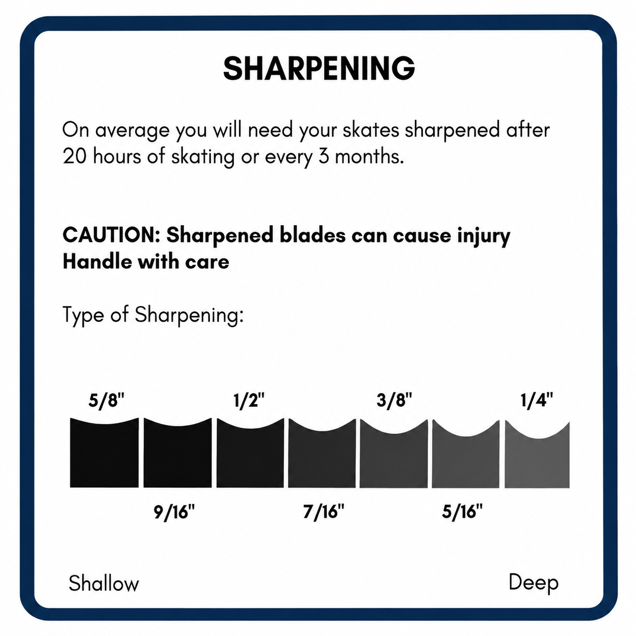 Figure Skate Sharpening Service